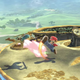 Mario kicks The Legend Of Zelda’s Link in the face to celebrate his exciting new record.